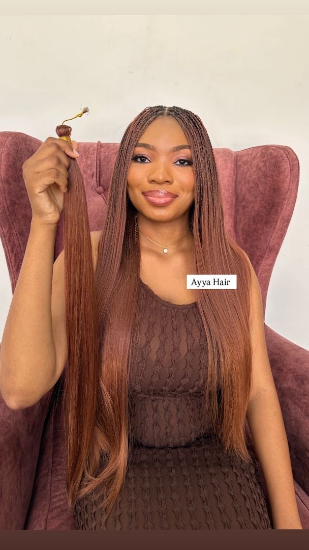 Textured Straight (Human Hair Replica)- Maple Mocha