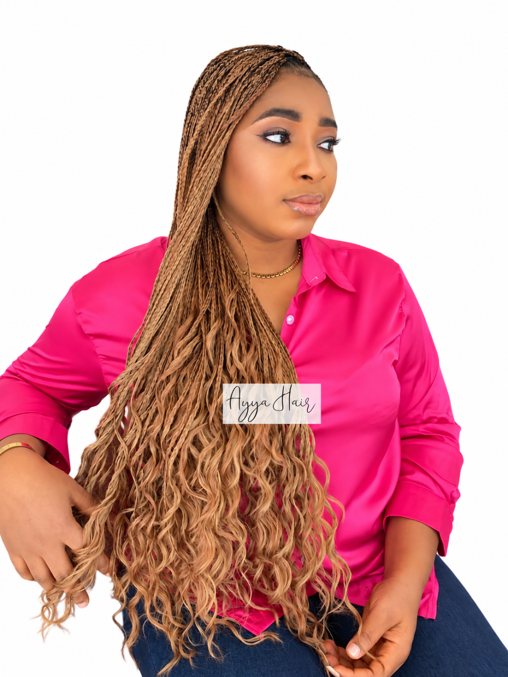 Deep Wave Braid Extension-Strawberry Blonde