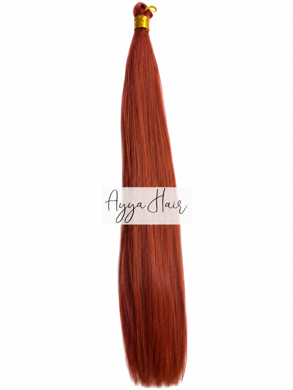 Bone Straight Braid Extension- Ginger Ruby