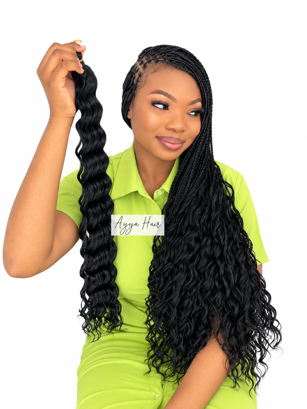 Deep Wave Braid Extension - Onyx Black
