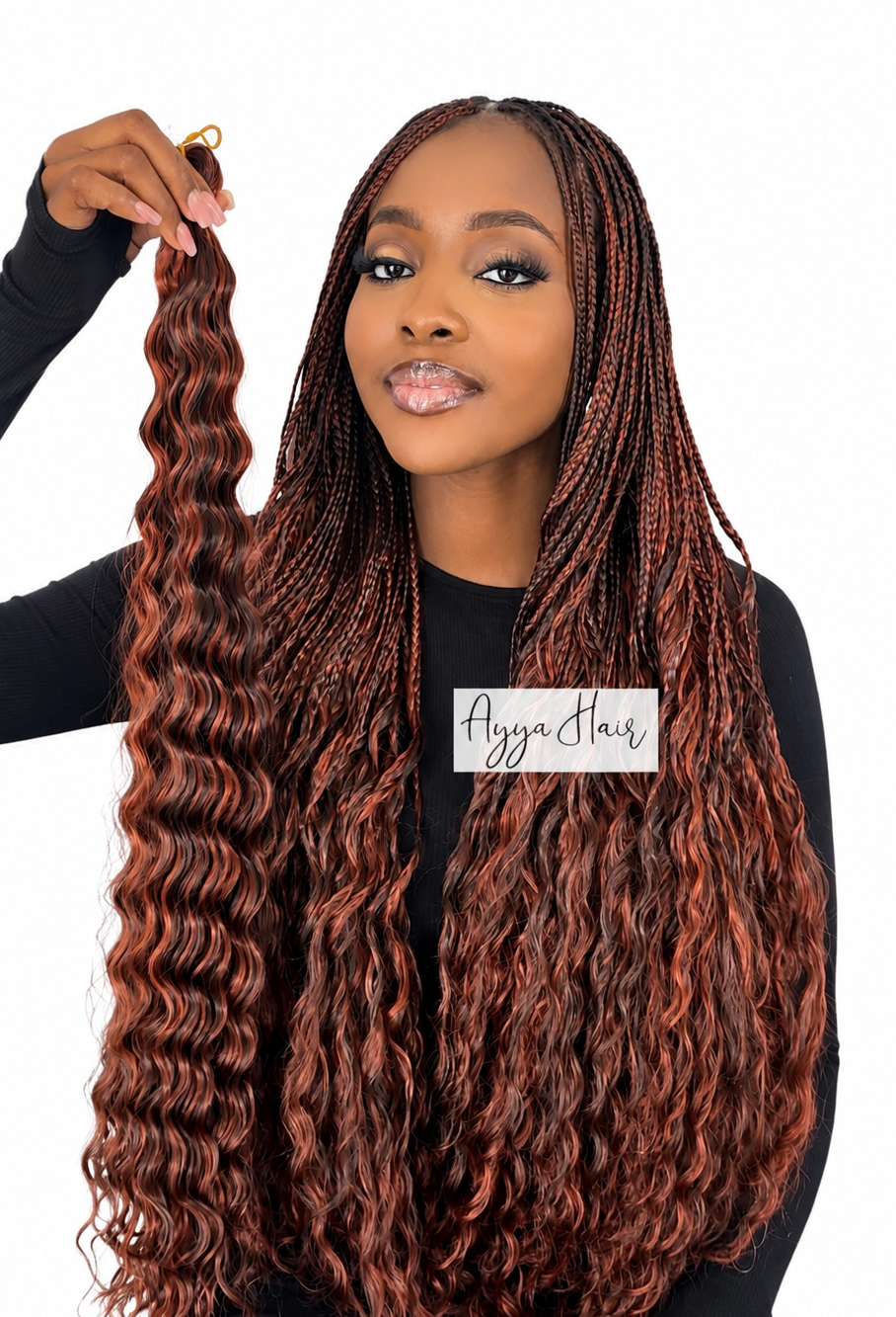 Deep Wave Braid Extension - Cocoa Ginger