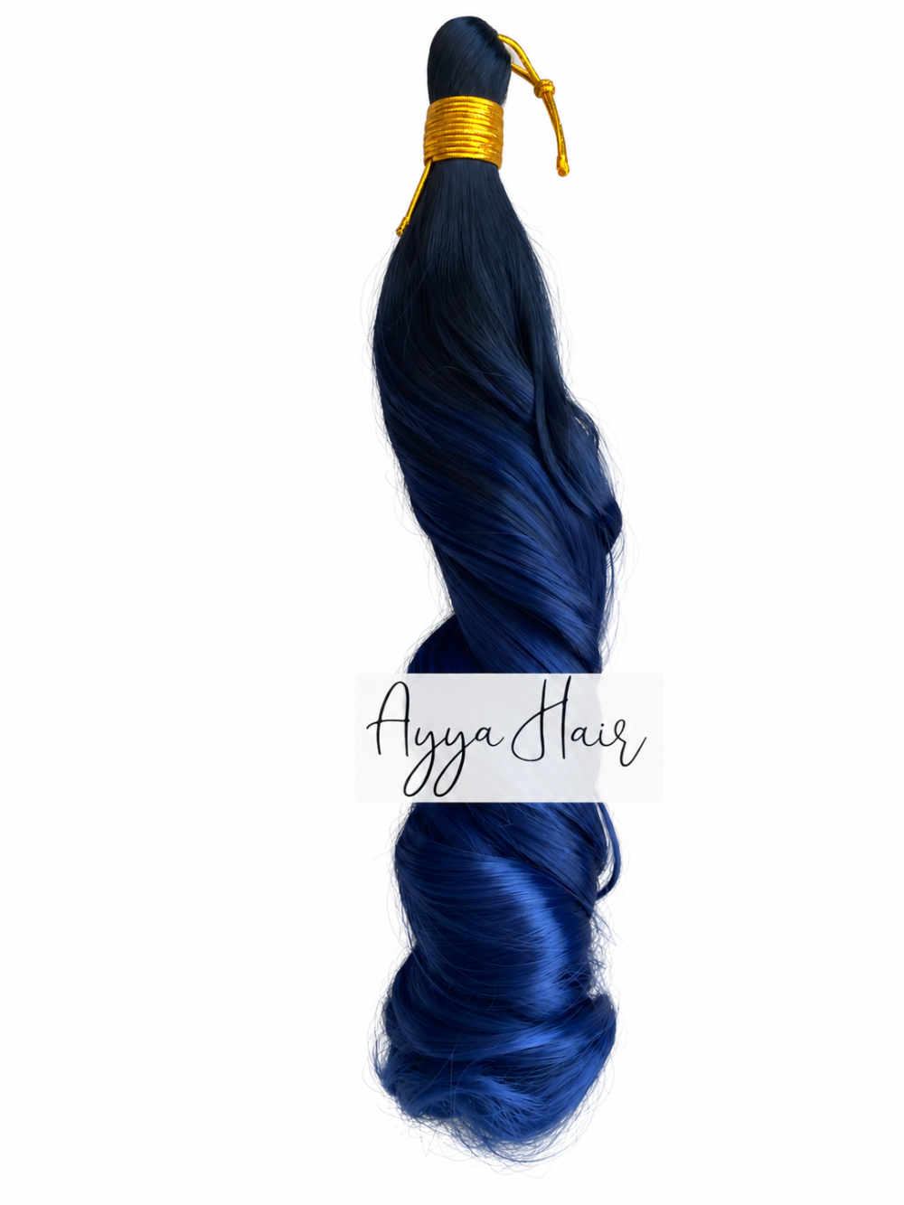 French Curls- Navy Ombre