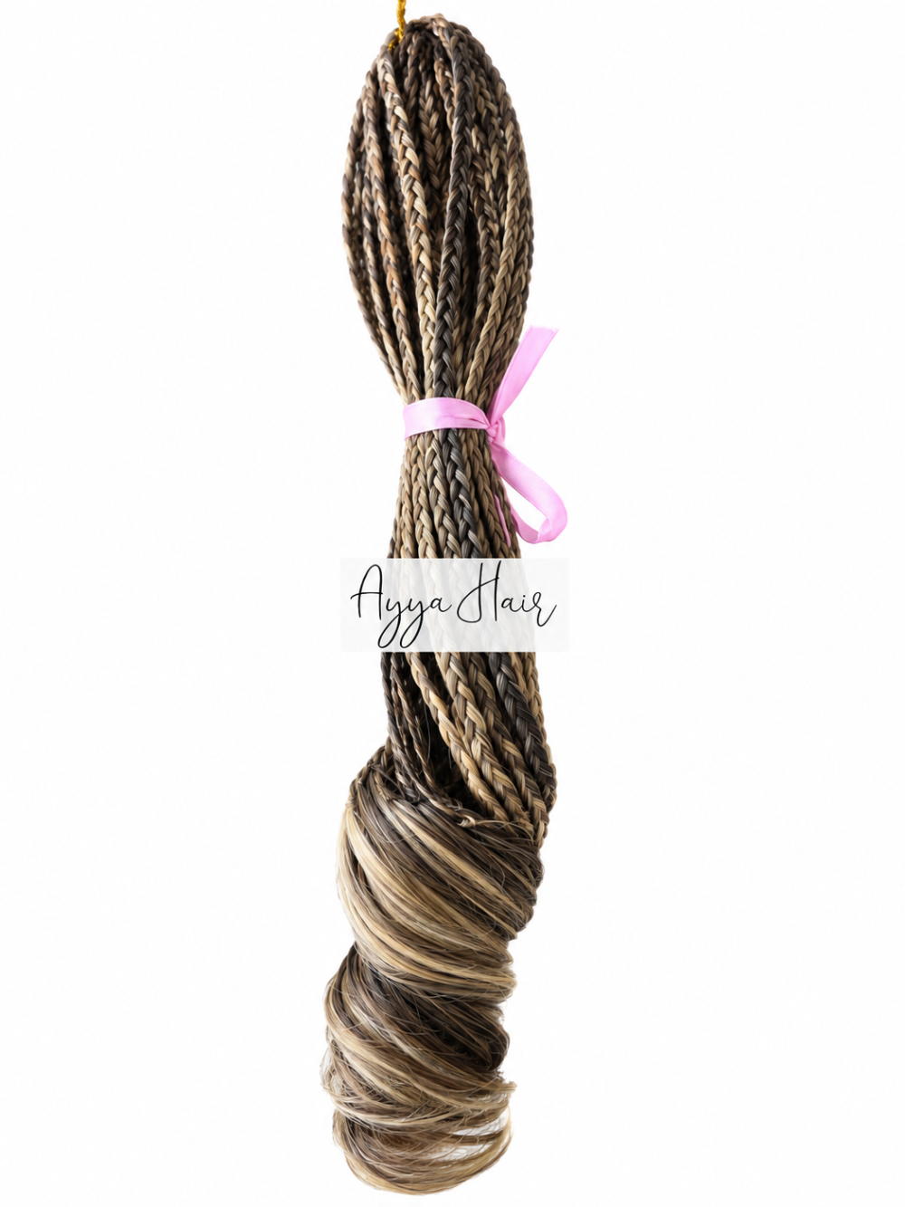 French Curls Crochet Braids- Honey Onyx Blonde