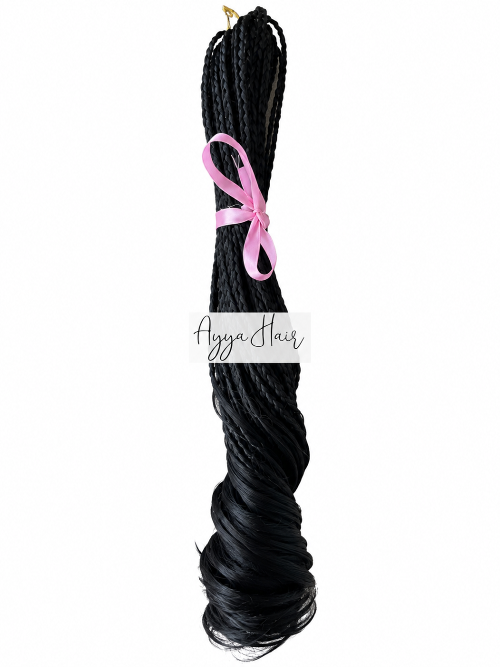 French Curl Crochet Braids- Onyx Black